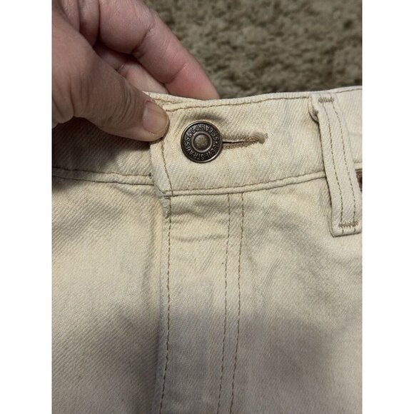 LEVI’S Vintage Relaxed Straight Cream Light Wash Jeans Sz 29x30 Y2k 90’s READ - Picture 7 of 10